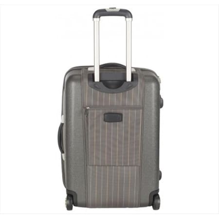 20 In. Oneonta Carry On Luggage - Grey Stripe